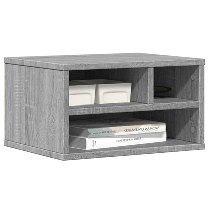 Printer Stand Grey Sonoma 40x32x22,5 cm Engineered Wood