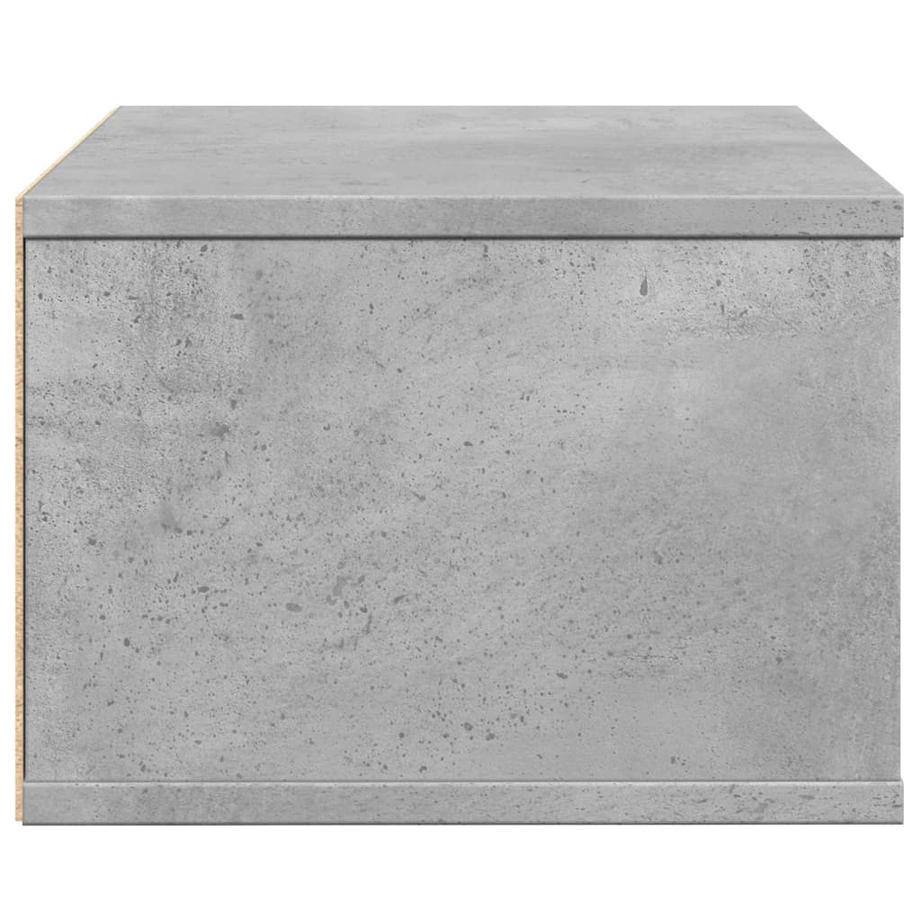 Printer Stand Concrete Grey 40x32x22,5 cm Engineered Wood