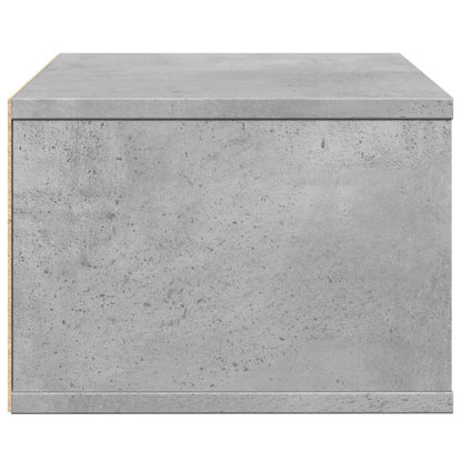 Printer Stand Concrete Grey 40x32x22,5 cm Engineered Wood