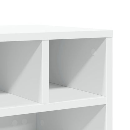 Printer Stand with Wheels White 41x32x34,5 cm