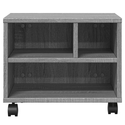 Printer Stand with Wheels Grey Sonoma 41x32x34,5 cm
