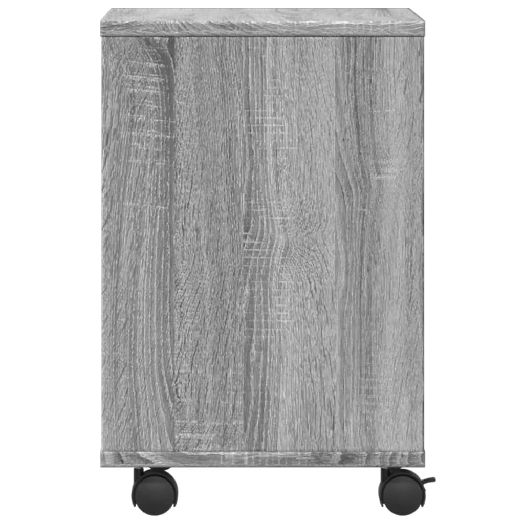 Printer Stand with Wheels Grey Sonoma 41x32x48 cm