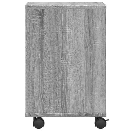 Printer Stand with Wheels Grey Sonoma 41x32x48 cm