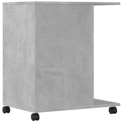 Printer Stand with Wheels Concrete Grey 60x40x68.5 cm