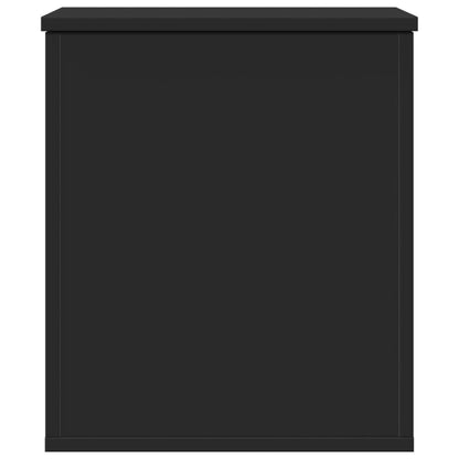 Storage Box Black 40x42x46 cm Engineered Wood