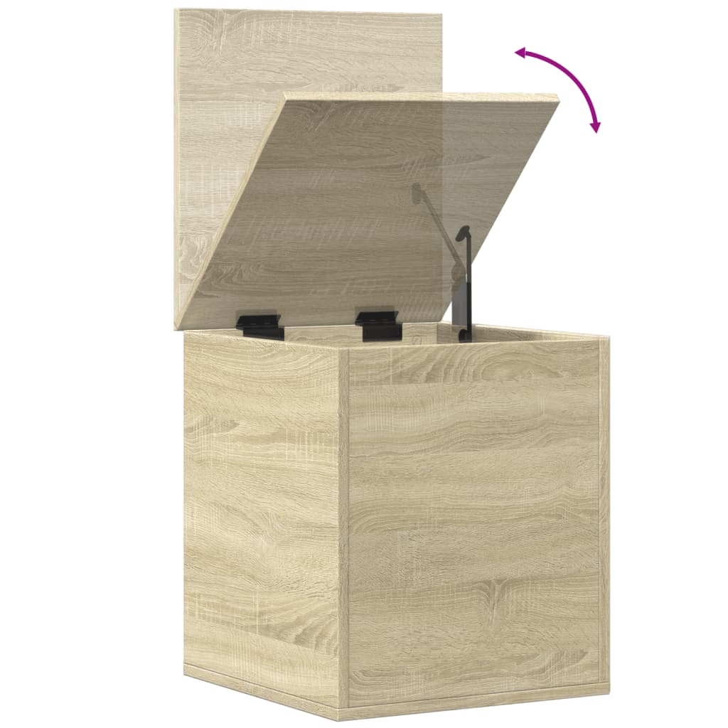 Storage Box Sonoma Oak 40x42x46 cm Engineered Wood