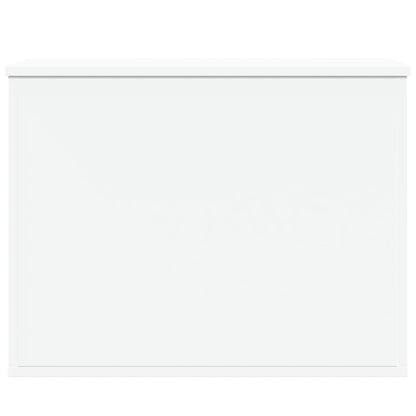 Storage Box White 60x42x46 cm Engineered Wood