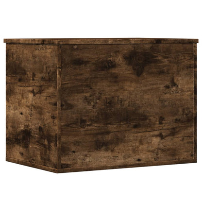 Storage Box Smoked Oak 60x42x46 cm Engineered Wood