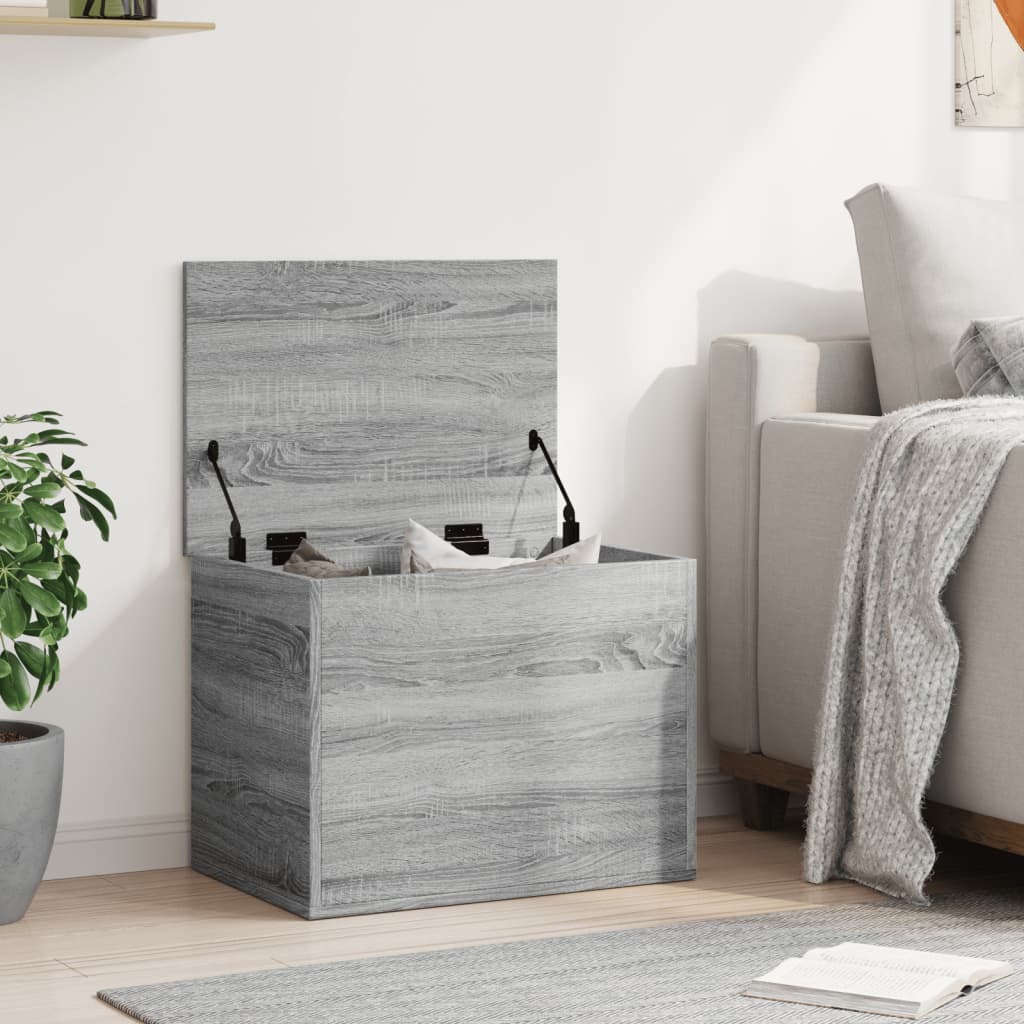 Storage Box Grey Sonoma 60x42x46 cm Engineered Wood