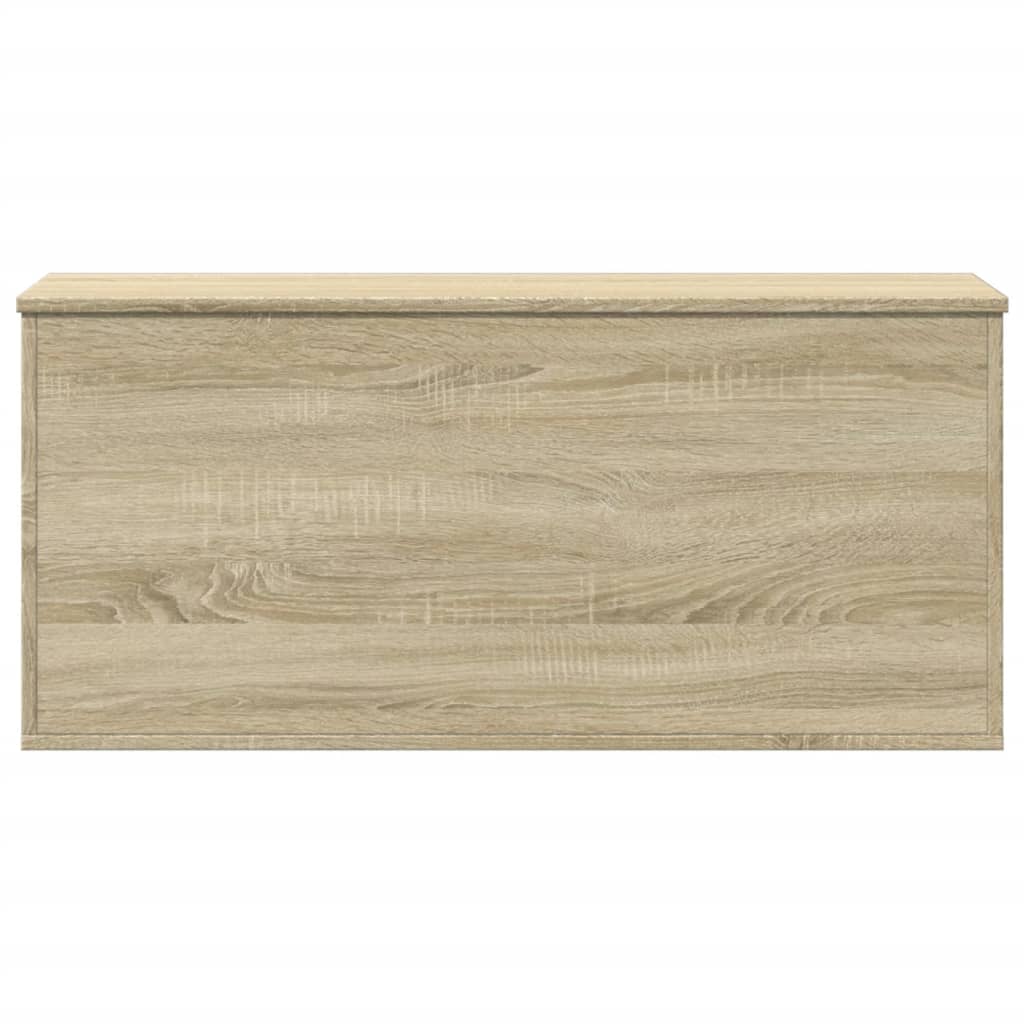 Storage Box Sonoma Oak 100x42x46 cm Engineered Wood