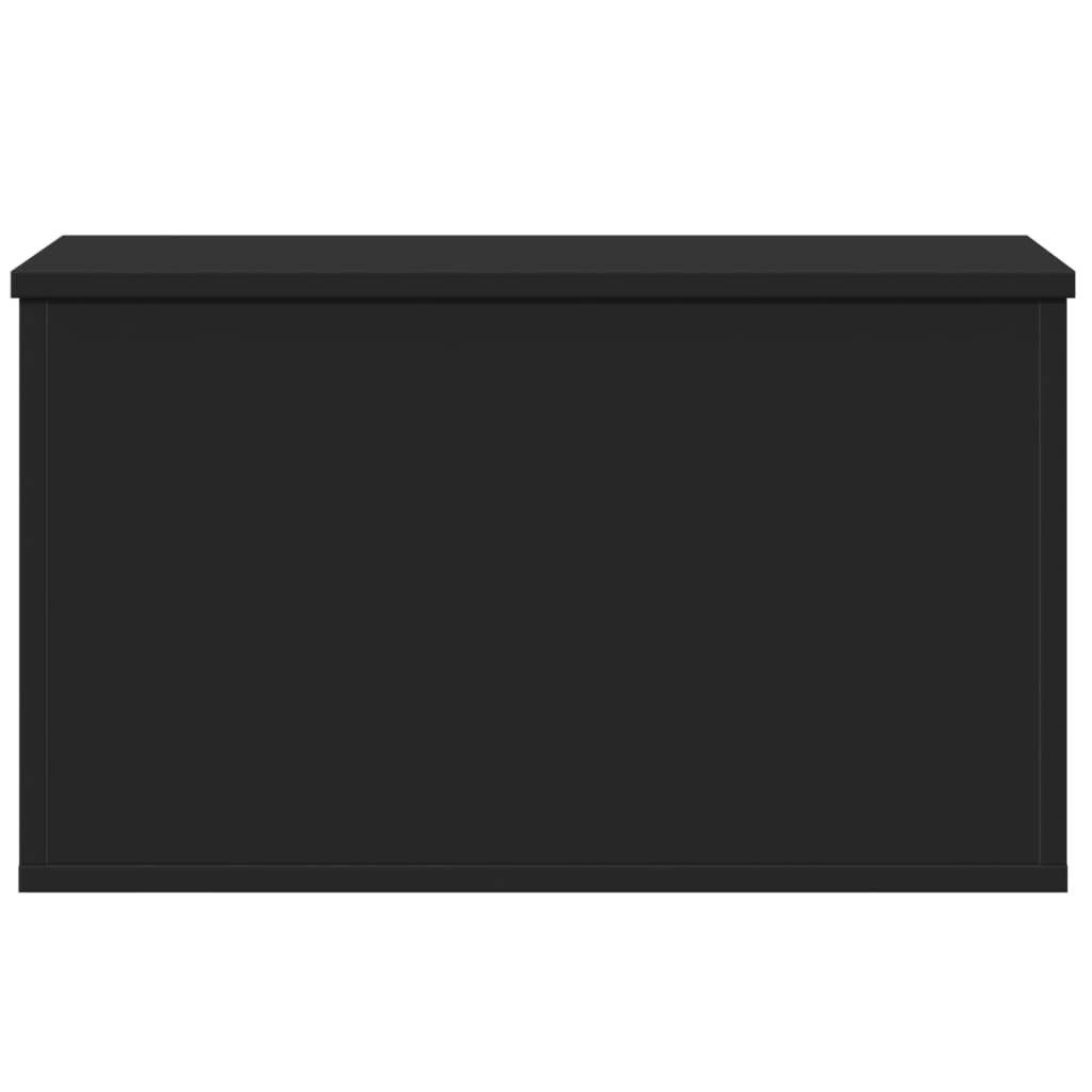 Storage Box Black 60x35x35 cm Engineered Wood