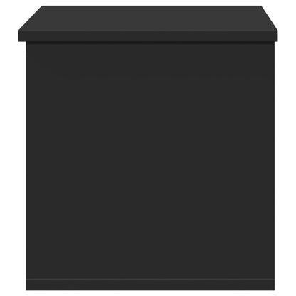 Storage Box Black 60x35x35 cm Engineered Wood