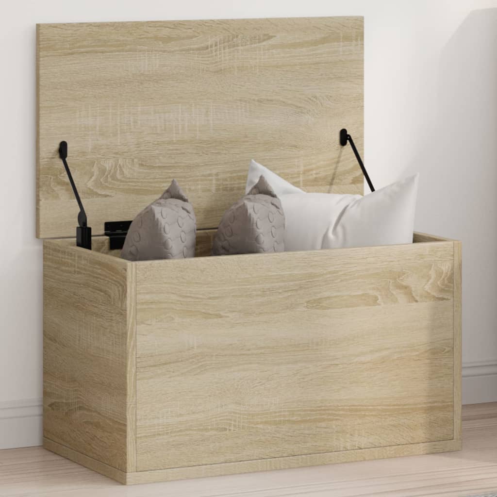 Storage Box Sonoma Oak 60x35x35 cm Engineered Wood