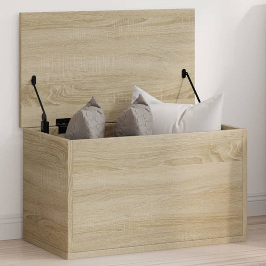Storage Box Sonoma Oak 60x35x35 cm Engineered Wood