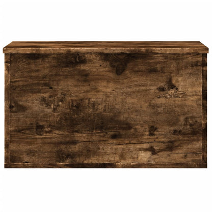 Storage Box Smoked Oak 60x35x35 cm Engineered Wood