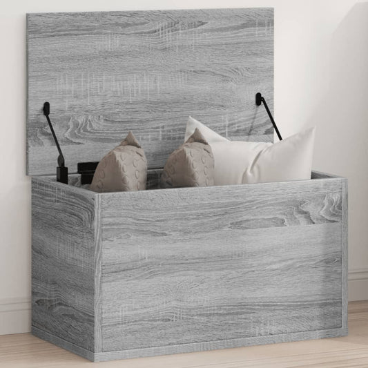 Storage Box Grey Sonoma 60x35x35 cm Engineered Wood