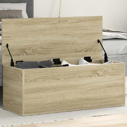 Storage Box Sonoma Oak 90x35x35 cm Engineered Wood
