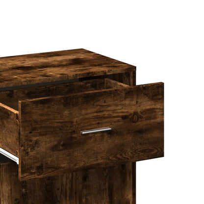Storage Cabinet Smoked Oak 56.5x39x90 cm Engineered Wood