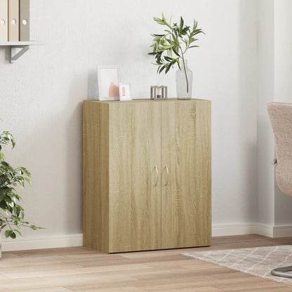 File Cabinet Sonoma Oak 60x32x77.5 cm Engineered Wood