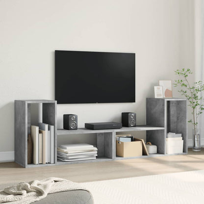 TV Cabinets 2 pcs Concrete Grey 75x30x50 cm Engineered Wood