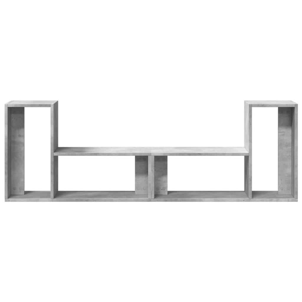 TV Cabinets 2 pcs Concrete Grey 75x30x50 cm Engineered Wood