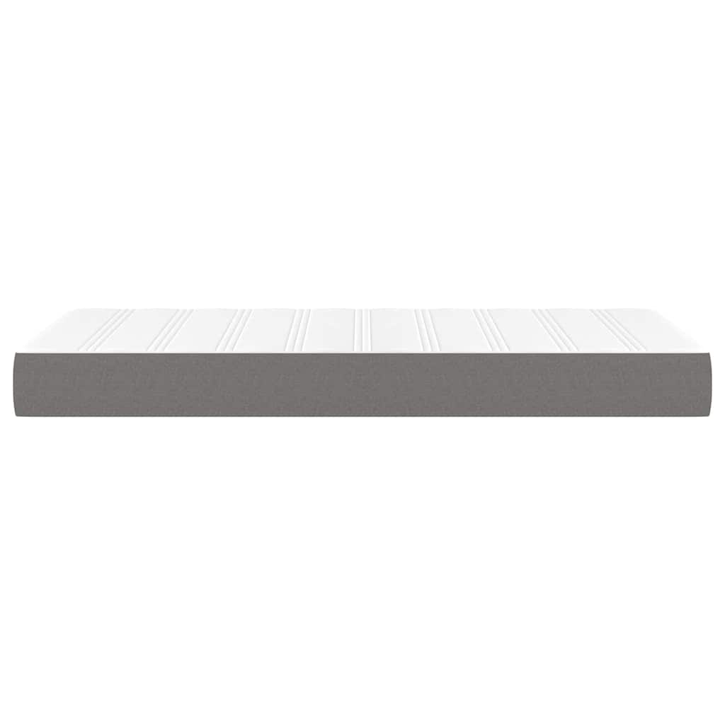 Pocket Spring Bed Mattress Dark grey 120 x 190 x 20 cm Foam