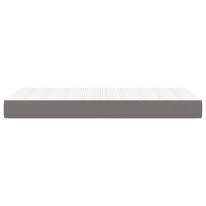 Pocket Spring Bed Mattress Dark grey 120 x 190 x 20 cm Foam