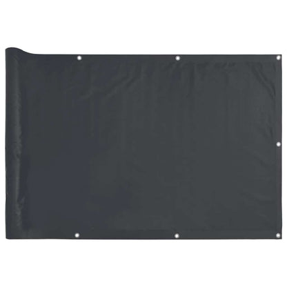 Balcony Privacy Screen Anthracite 400x75 cm PVC