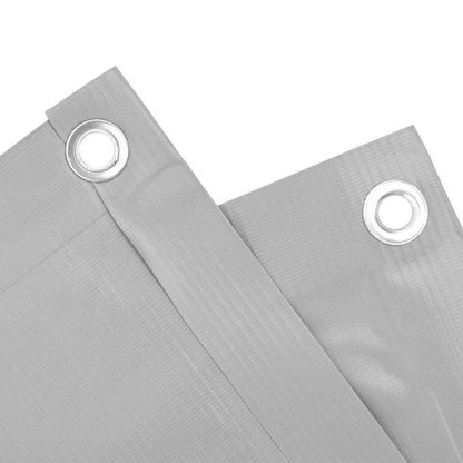 Balcony Privacy Screen Grey 300x75 cm PVC