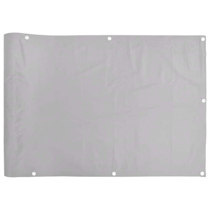 Balcony Privacy Screen Grey 400x75 cm PVC