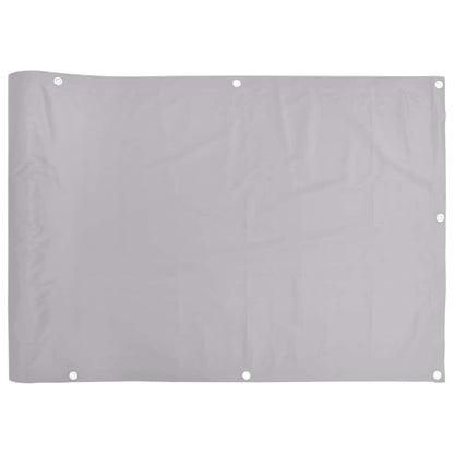 Balcony Privacy Screen Grey 700x75 cm PVC