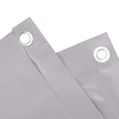 Balcony Privacy Screen Grey 700x75 cm PVC