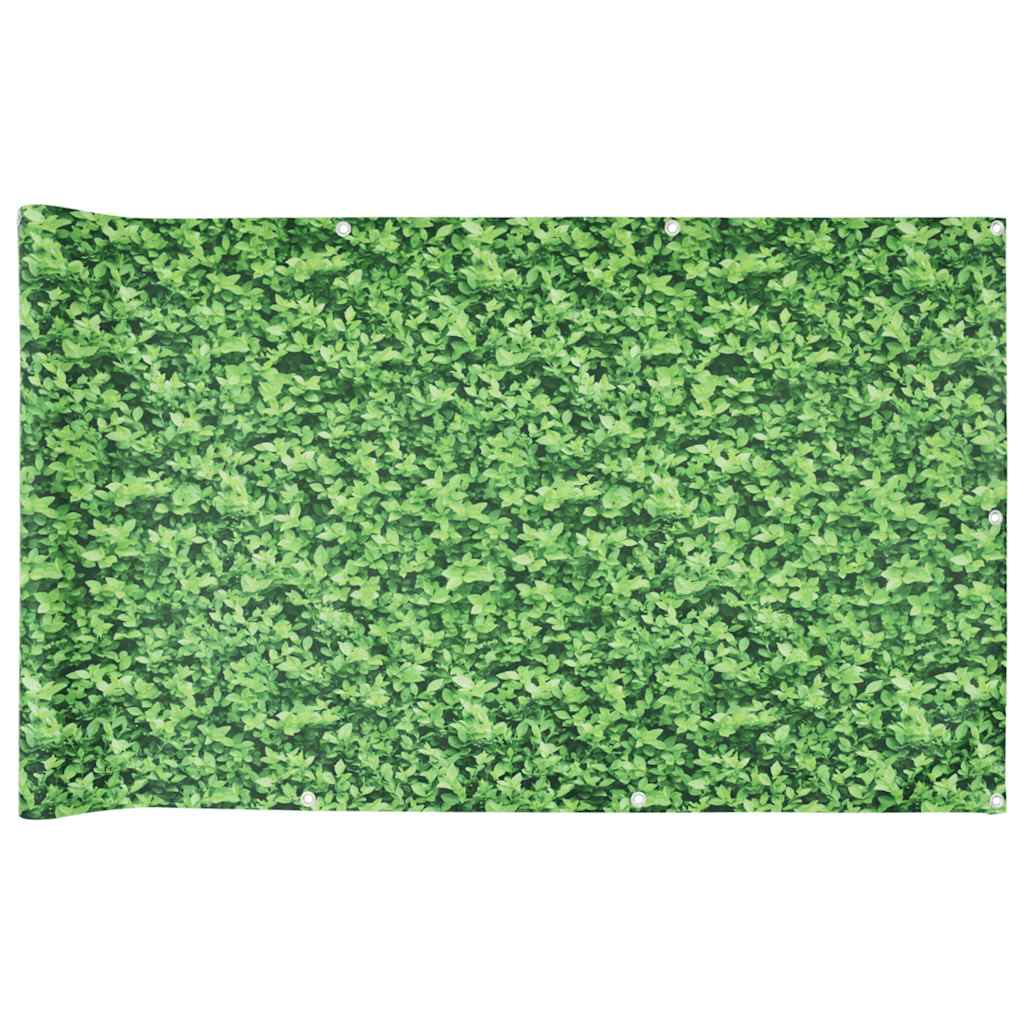 Balcony Privacy Screen Plant Look Green 700x75 cm PVC