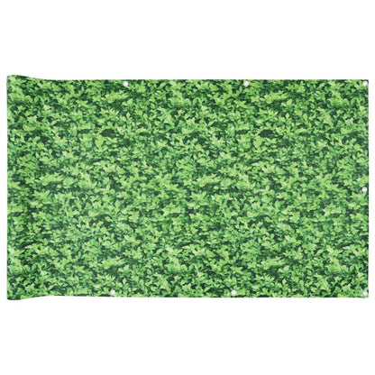Balcony Privacy Screen Plant Look Green 700x75 cm PVC