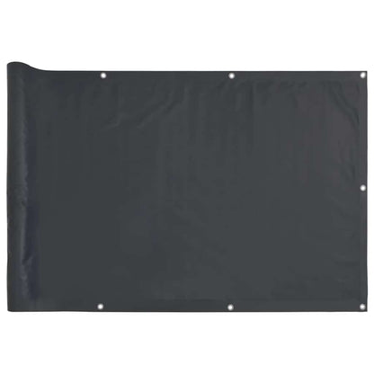 Balcony Privacy Screen Anthracite 400x90 cm PVC