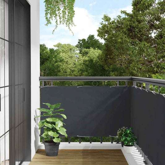 Balcony Privacy Screen Anthracite 400x90 cm PVC