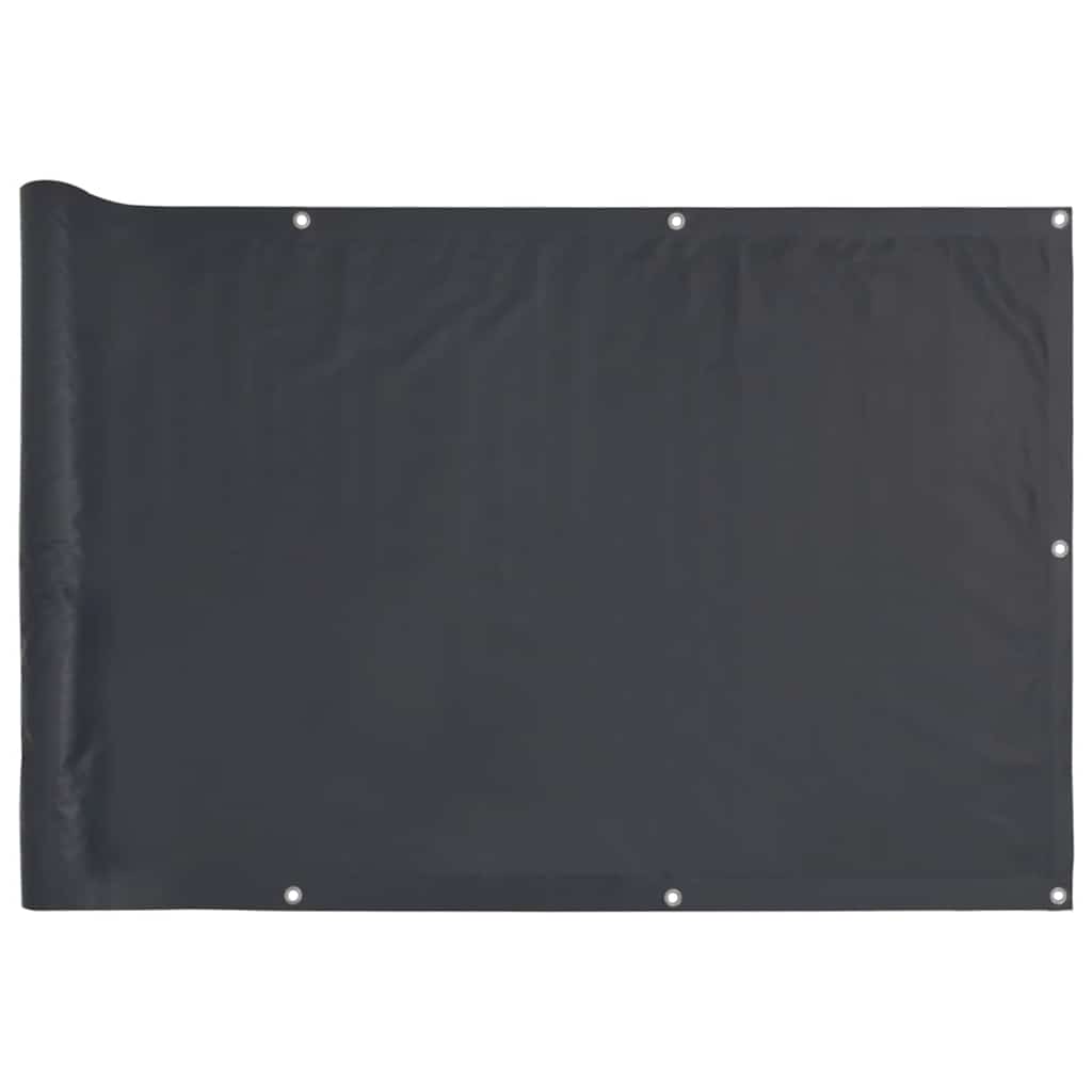 Balcony Privacy Screen Anthracite 500x90 cm PVC