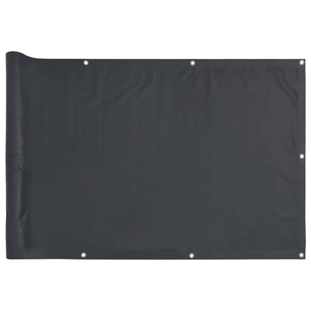 Balcony Privacy Screen Anthracite 600x90 cm PVC