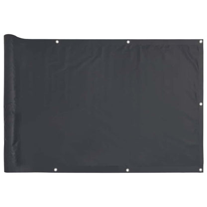 Balcony Privacy Screen Anthracite 600x90 cm PVC