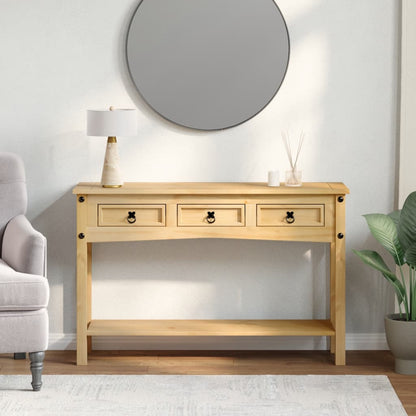 Console Table "Corona" 114x34.5x73 cm Solid Wood Pine