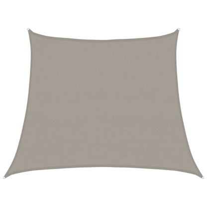 Sunshade Sail 160 g/m² Trapezium Light Grey 3/4x3 m HDPE