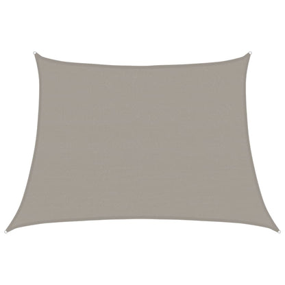 Sunshade Sail 160 g/m² Trapezium Light Grey 4/5x3 m HDPE