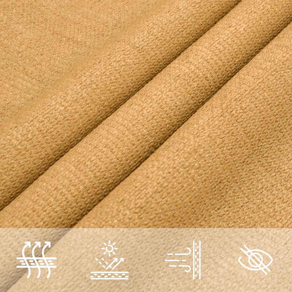 Sunshade Sail 160 g/m² Triangular Sand 4x4x5.8 m HDPE