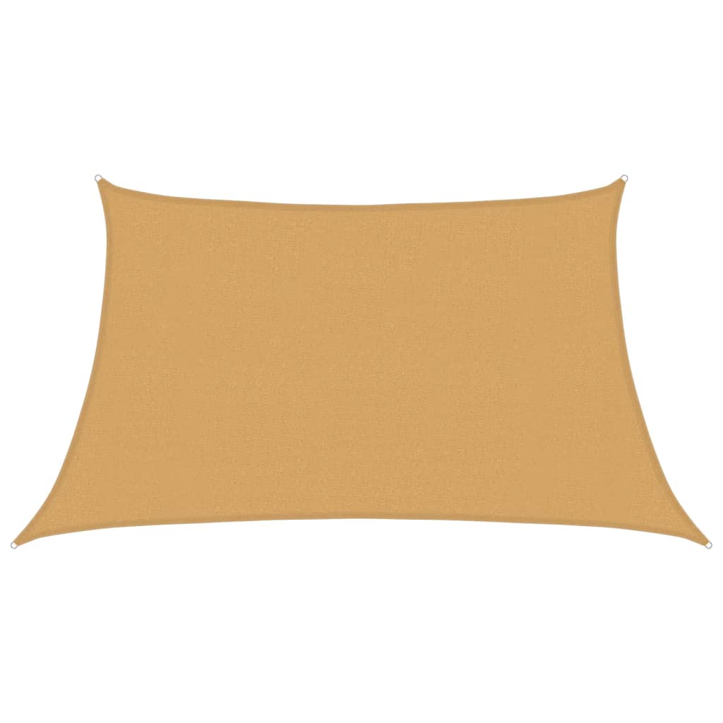 Sunshade Sail 160 g/m² Trapezium Light Grey 3/4x2 m HDPE