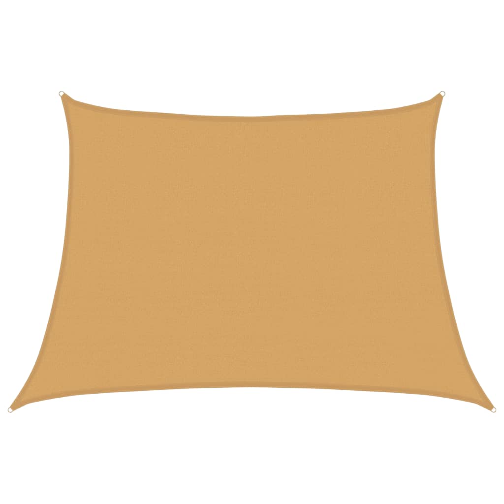Sunshade Sail 160 g/m² Trapezium Light Grey 4/5x3 m HDPE