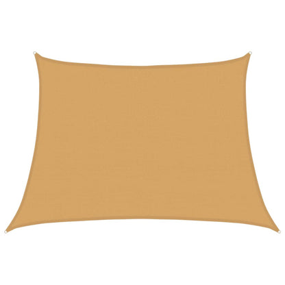 Sunshade Sail 160 g/m² Trapezium Light Grey 4/5x3 m HDPE