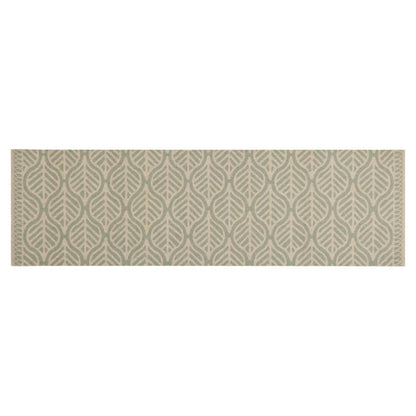 Kitchen Rug Washable Leaves 45x150 cm Velvet