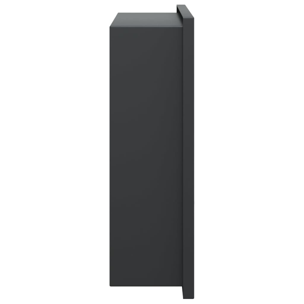 Shower Niche Matt Black 32x32x9 cm Stainless Steel