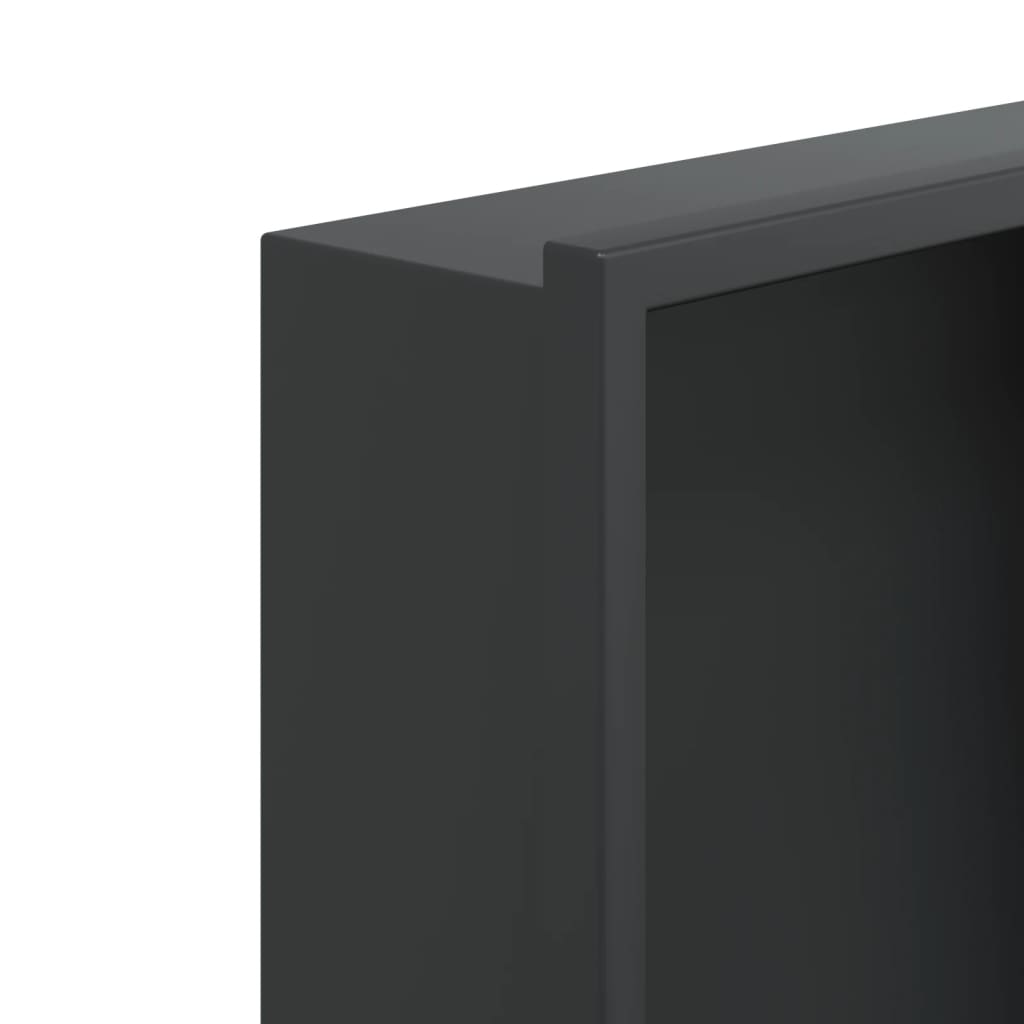 Shower Niche Matt Black 32x32x9 cm Stainless Steel