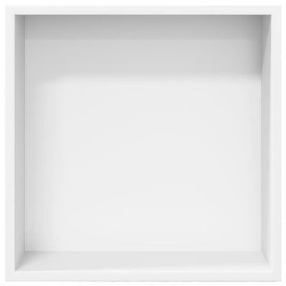 Shower Niche Matt White 32x32x9 cm Stainless Steel